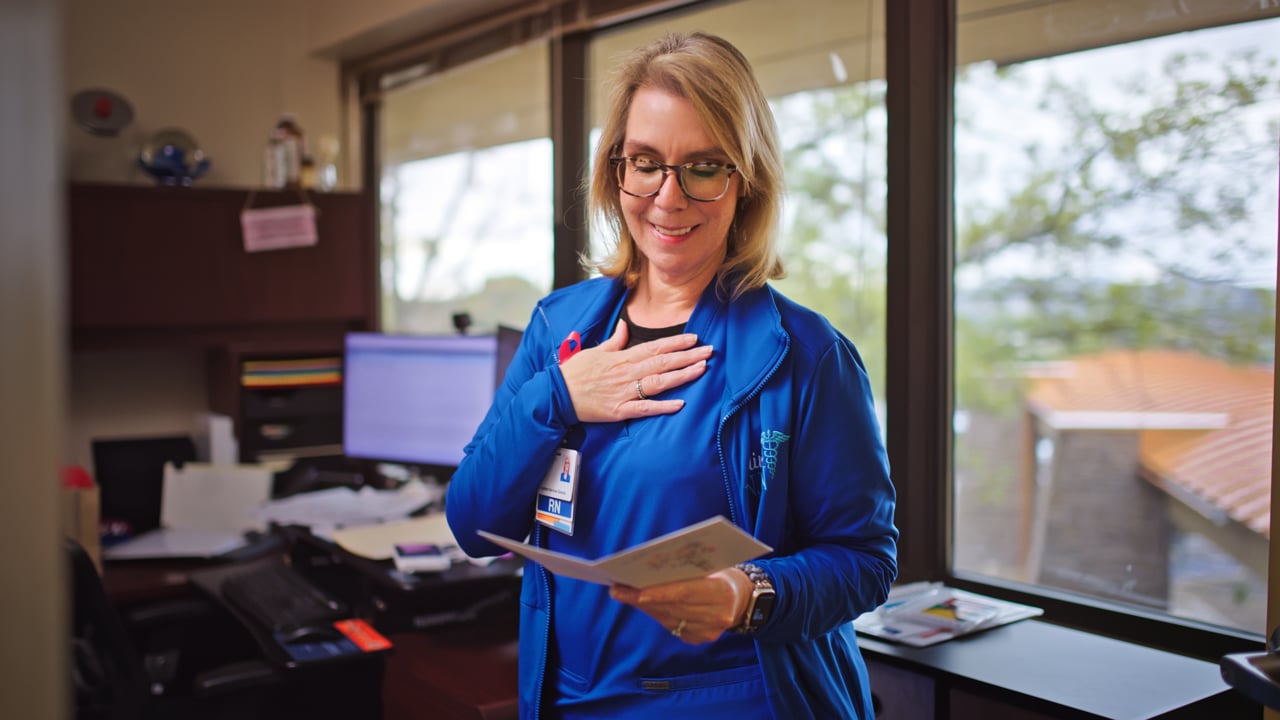 Video still from A Thank-You from GRMC Nursing